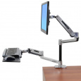 ERGOTRON WF-LX, POLISHED, WorkFit-LX, Sit-Stand Desk Mount System, stolní držák pro monitor (max 42") a klávesnici