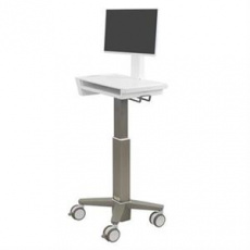 ERGOTRON CAREFIT SLIM 2.0, LCD CART, Light-Duty Medical Cart, vozík LCD, odkládací plochy