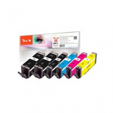 PEACH kompatibilní cartridge Canon PGI-550/CLI-551 MultiPack Plus, InkLevel