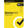 NORTON 360 PLATINUM 100GB CZ 1 uživatel 20 zařízení na 1 rok