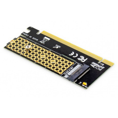 Digitus M.2 NVMe SSD PCIexpress Add-On karta x16 podporuje M Key, velikost 80,60,42 a 30 mm