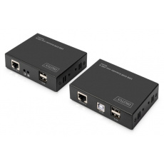 Digitus KVM Extender USB, 1 místní + 1 vzdálený uživatel do 200M (CAT5, UTP), rozlišení 1920X1080 při 60 Hz