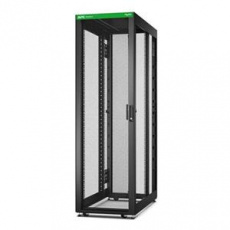 APC Easy Rack 600mm/48U/1000mm , with Roof, castors,feet and 4 Brackets, No Side panels,Bottom, black