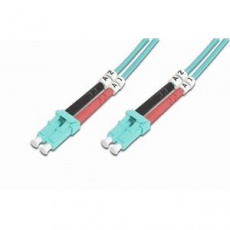 DIGITUS Fiber Optic Patch Cord, LC to LC, Multimode, OM3, 50/125 µ, Duplex Length 7m