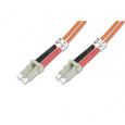 DIGITUS Fiber Optic Patch Cord, LC to LC, Multimode, OM2, 50/125 µ, Duplex Length 7m