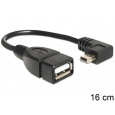 Delock kabel USB mini samec > USB 2.0-A samice OTG 16 cm