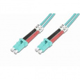 DIGITUS Fiber Optic Patch Cord, LC to LC, Multimode, OM3, 50/125 µ, Duplex Length 2m