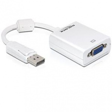 Delock adaptér DisplayPort (samec) na VGA (samice)