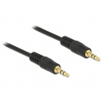 Delock Stereo Jack Cable 3.5 mm 3 pin male > male 3 m black