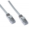 DATACOM Patch cord UTP CAT6 1m šedý FLAT plochý