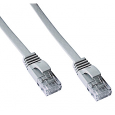 DATACOM Patch cord UTP CAT6 1m šedý FLAT plochý