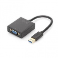 Digitus Adaptér USB 3.0 na VGA, vstupní USB 1080p, výstupní VGA