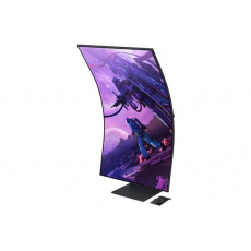 Samsung LED LCD Odyssey Ark LS55BG970NUXEN 55" VA zakřivený/4K UHD/1ms/HDMI/USB/repro/RJ45/výškově nastavitelný/Pivot