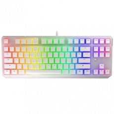 Endorfy herní klávesnice Thock TKL OWH Pudd.Kailh BR RGB /USB/ brown sw./ drátová / mechanická / US layout / bílá RGB