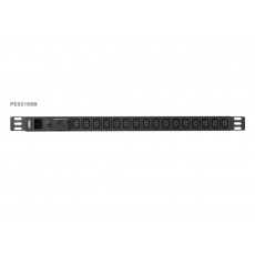 Aten PE0216S 0U Basic PDU s přepěťovou ochranou 16A Vstup C20 Výstup16X C13