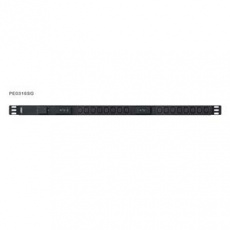 Aten PE0316S 0U Basic PDU s přepěťovou ochranou 32A přívodní kabel 1,6m IEC60309 Výstup 16x C13