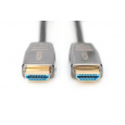 Digitus HDMI 2.1 AOC hybridní optický kabel, Type A M/M, 20m, UHD 8K@60Hz, CE, gold, bl