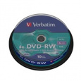 VERBATIM DVD-RW SERL 4,7GB, 4x, spindle 10 ks