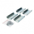 Digitus Connection set for Unique and Dynamic Basic racks, 4 pieces, galvanized, incl. screws steel brackets + screws