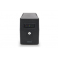 DIGITUS Professional Line-interaktivní UPS, 600VA / 360W 12V / 7Ah x1, 2x CEE 7/7, AVR, RJ-11, LED displej