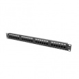 LANBERG PATCH PANEL 24 PORT 1U 19” CAT.6 BLACK