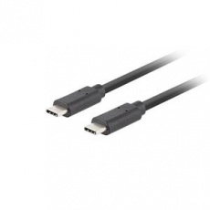 Lanberg USB-C M/M 3.1 GEN 2 kabel 1,8m 10GB/S PD100W černá