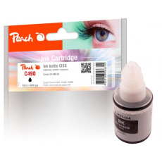 PEACH kompatibilní cartridge Canon CISS GI-490, Black, 135 ml