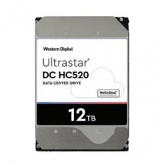 WD Ultrastar® HDD 12TB (HUH721212ALE604) DC HC520 3.5in 26.1MM 256MB 7200RPM SATA 512E SE (GOLD WD121KRYZ)