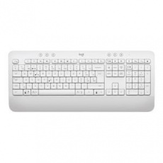 Logitech klávesnice Wireless Keyboard K650, CZ/SK, Bolt přijímač,bluetooth,tlumené klávesy, bílá