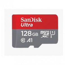 SanDisk MicroSDXC karta 128GB Ultra (120 MB/s, A1 Class 10 UHS-I, Android) + adaptér