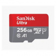 SanDisk MicroSDXC karta 256GB Ultra (100MB/s, Class 10, Android) + adaptér