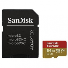 SanDisk Extreme microSDXC 64GB 170MB/s + adaptér