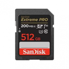 SanDisk Extreme PRO SDXC 512GB 200MB/s V30 UHS-I