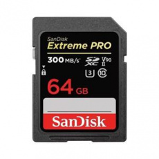 SanDisk Extreme PRO SDXC 64GB 300MB/s V90 UHS-II