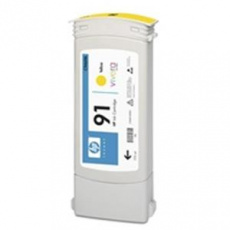 HP Ink Cartridge No. 91/Yellow/775ml