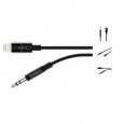 Belkin ROCKSTAR™ Lightning/3,5mm jack kabel, 0,9m, černý