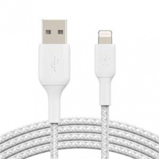 Belkin BOOST CHARGE™ Lightning/USB-A kabel, 3m, bílý - odolný