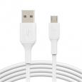 Belkin microUSB kabel, 1m, bílý