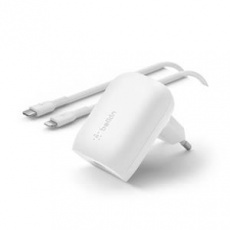 Belkin BOOST CHARGE™ 30W USB-C Power Delivery PPS nástěnná nabíječka + 1m USB-C na lightning kabel, bílá