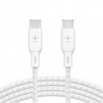 Belkin BOOST CHARGE™ USB-C/USB-C kabel 100W, 2m, bílý - odolný