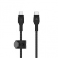 Belkin BOOST CHARGE™ USB-C/USB-C kabel, 3m, černý - odolný PRO Flex