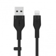 Belkin BOOST CHARGE™ Lightning/USB-A kabel, 2m, černý - Flex