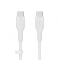 Belkin BOOST CHARGE™ USB-C/USB-C kabel, 2m, bílý - Flex