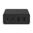 Belkin BOOST CHARGE™ 108W 4-portová USB-C Power Delivery GaN nástěnná nabíječka (USB-C 96W + USB-A 12W), černá