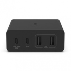 Belkin BOOST CHARGE™ 108W 4-portová USB-C Power Delivery GaN nástěnná nabíječka (USB-C 96W + USB-A 12W), černá