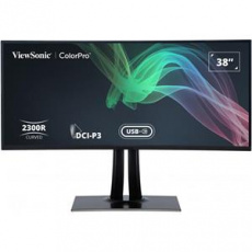 Viewsonic VP3881A 38" Prohnutý IPS WQHD+ 3840x1600/20M:1/5ms/300 cd/2xHDMI/DP/3xUSB/USB-C/VESA/Repro/Pivot/Nastavitelný