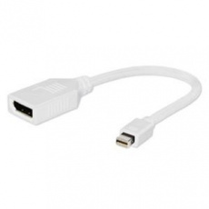 GEMBIRD Kabel red. Displayport na miniDisplayport, F/M, bílá