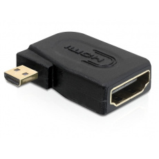 Delock Adaptér High Speed HDMI s Ethernetem - micro D samec > A samice pravoúhlý