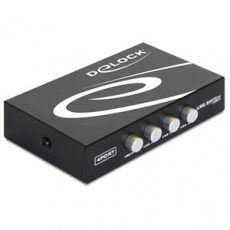 Delock Switch USB 2.0 4-portový, manuální