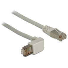 Delock kabel RJ45 Cat.6A SSTP úhlový/rovný 1 m